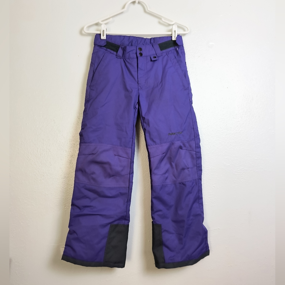 Arctix 3k Kids Snow Pants Youth Boy's Size M/M Purple Reinforced Knees